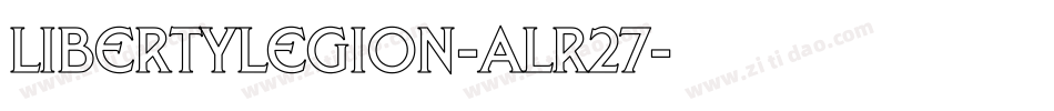 LibertyLegion-ALR27字体转换