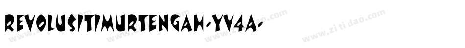 RevolusiTimurTengah-Yv4a字体转换