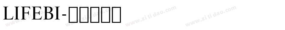 LIFEBI字体转换