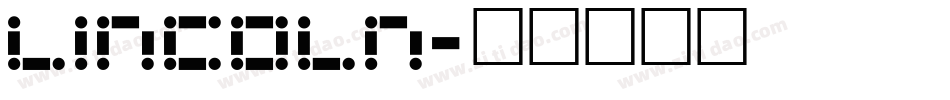 Lincoln字体转换