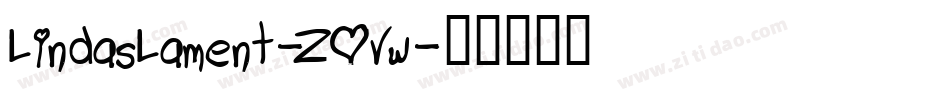 LindasLament-2Ovw字体转换