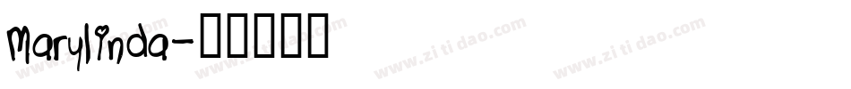 Marylinda字体转换