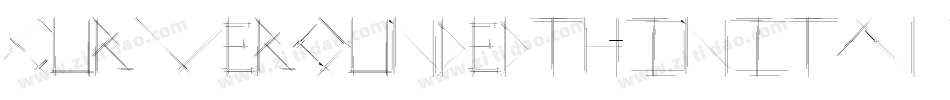 CurveRoundedThinItalic-KXKA字体转换