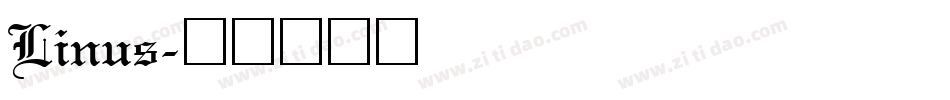 Linus字体转换