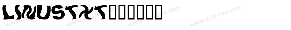LINUSTXT字体转换