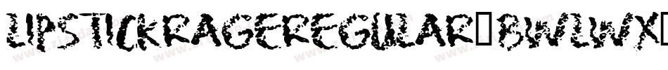 LipstickRageRegular-BWLwx字体转换