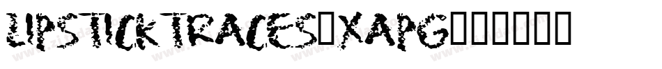 LipstickTraces-XAPg字体转换