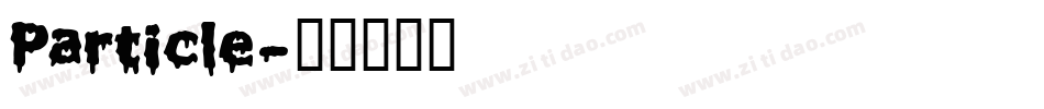 Particle字体转换