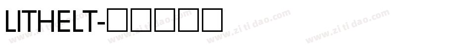 LITHELT字体转换