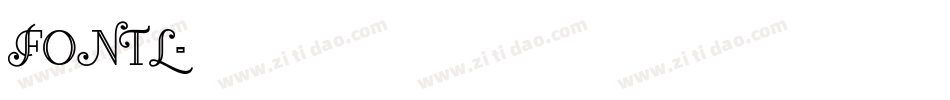 FONTL字体转换