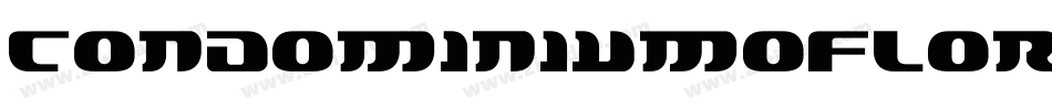 CondominiumOfLordRegular-qMz5字体转换