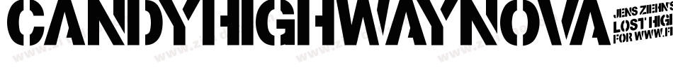 CandyHighwayNova-K5KW字体转换