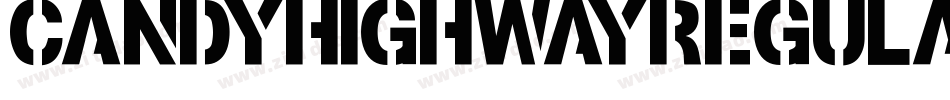CandyHighwayRegular-xYJ0字体转换