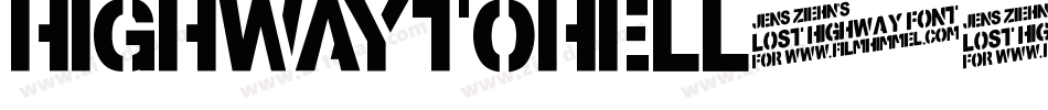 HighwayToHell-6ZGY字体转换