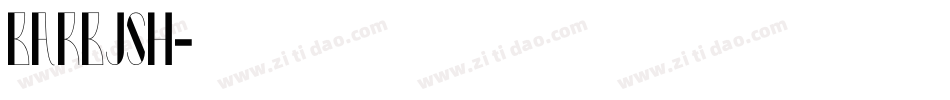 BARBJSH字体转换