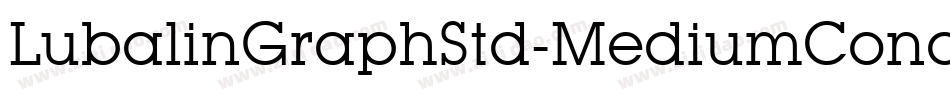 LubalinGraphStd-MediumCondObl字体转换