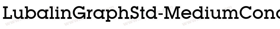 LubalinGraphStd-MediumCond字体转换