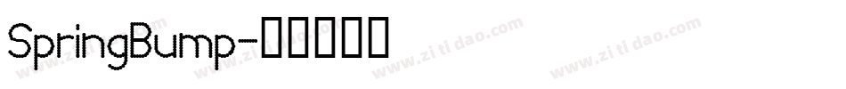 SpringBump字体转换