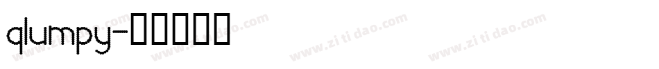 qlumpy字体转换
