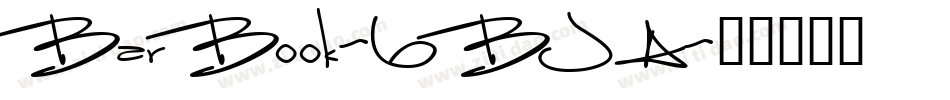 BarBook-6BJA字体转换