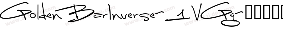 GoldenBarInverse-1VGg字体转换