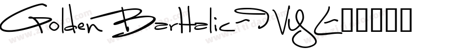 GoldenBarItalic-9VYL字体转换