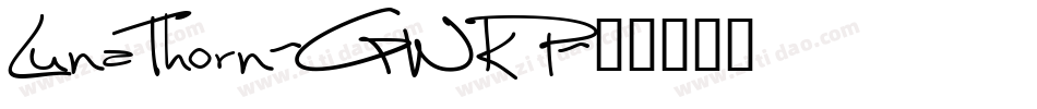 LunaThorn-GWKP字体转换