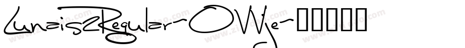 Lunais2Regular-OVVje字体转换