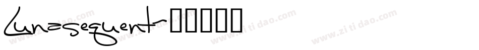 Lunasequent字体转换