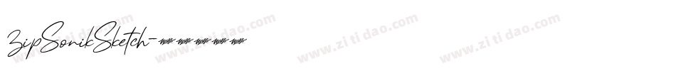ZipSonikSketch字体转换