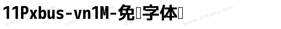 11Pxbus-vn1M字体转换