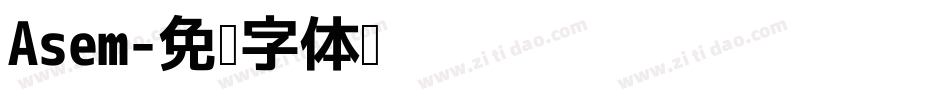 Asem字体转换