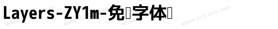 Layers-ZY1m字体转换