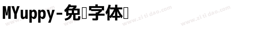 MYuppy字体转换