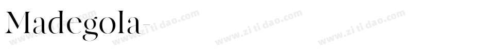 Madegola字体转换