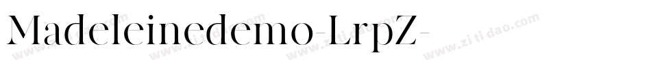 Madeleinedemo-LrpZ字体转换