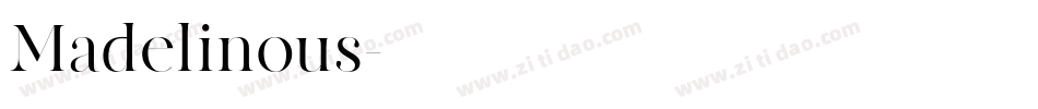 Madelinous字体转换