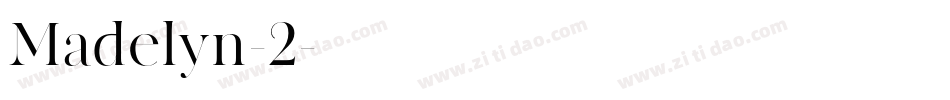 Madelyn-2字体转换
