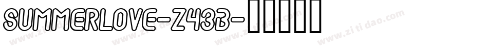 SummerLove-Z43B字体转换