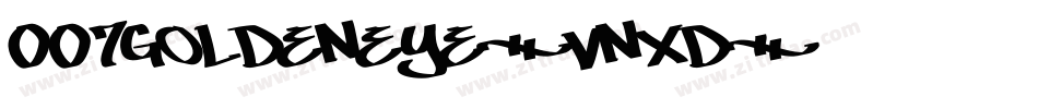 007Goldeneye-vnxD字体转换