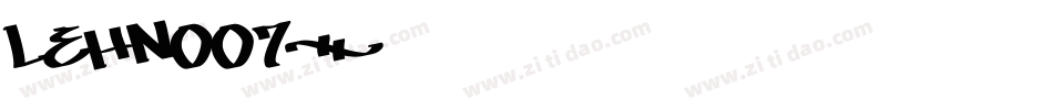 LEHN007字体转换
