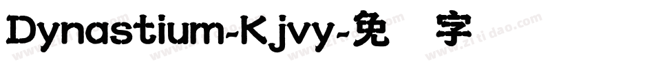 Dynastium-Kjvy字体转换