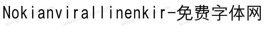 Nokianvirallinenkir字体转换
