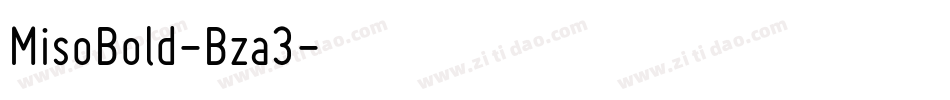 MisoBold-Bza3字体转换