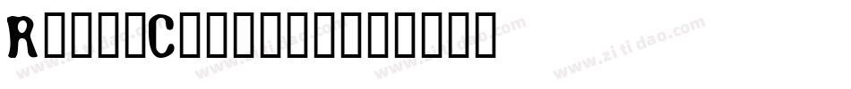 Road-Crossed字体转换