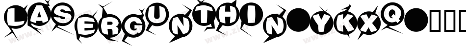 LaserGunThin-yKxq字体转换