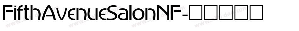 FifthAvenueSalonNF字体转换