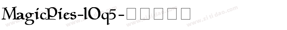MagicPies-lOq5字体转换