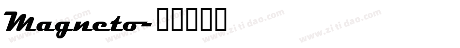 Magneto字体转换