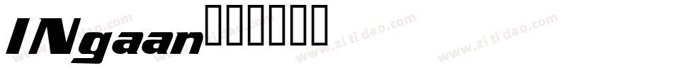 INgaan字体转换